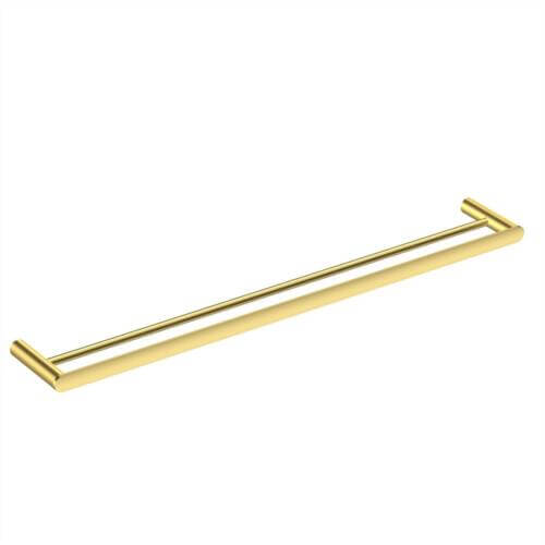 Sky Double Towel Rail Brushed Gold Sky Double Brushed Gold Towel Rail