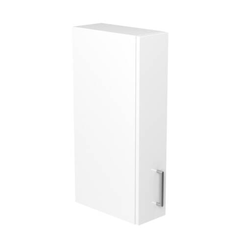 15cm Slimline Wall Cabinet with Sky Chrome Handle (Side View)